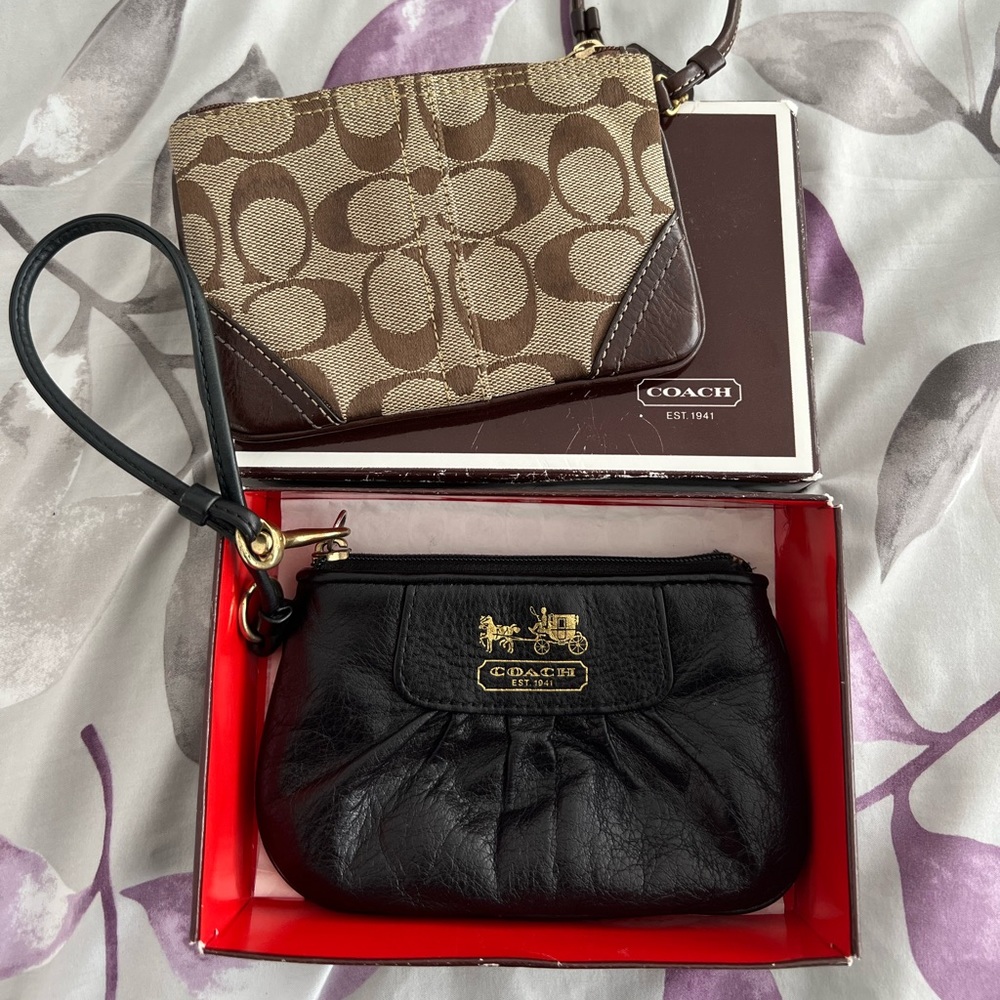 2 FOR 1: Coach Wristlets